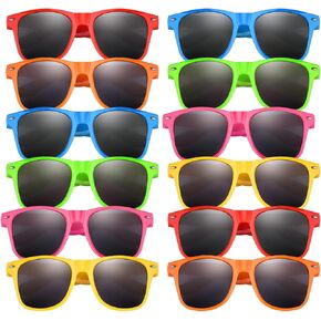 Elecland Kids Sunglasses Bulk Neon Color Party Favors for Summer Party Party Birth