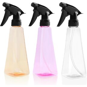 Spray Bottles 12oz/350ml Empty Spray Bottles Refillable Mister Bottle with Multicolor for Cleaning, Plants, Hair, Cooking