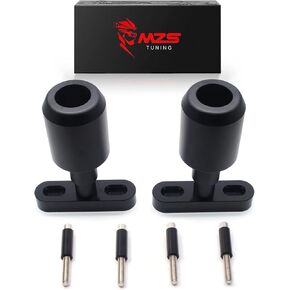 MZS Motorcycle Frame Sliders, Falling Anti Crash Protector Guards Fall Protection No Cut Kits Black Compatible with 401 Models 2018-2023
