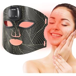 Red Light Therapy Mask for Face - FDA-Cleared 400-850nm LED Red & Near-Infrared Light for Skin Rejuvenation, 8 Skin Care Modes, Home Beauty Device, Relaxing Birthday Mother’s Day Gifts for Women