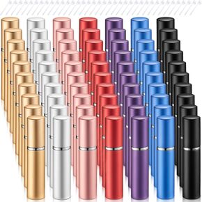70 Pieces Perfume Travel Refillable Atomizers Bulk Mini Atomizer Sprayer with 70 Pieces Perfume Refill Pump Dispenser Pump Transfer Tool(5 ml)