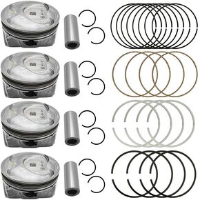 Engine Piston & Piston Snap Rings & Piston Pin Set Fits For Hyundai Sonata Kia Optima 2.4L 2010-2019, Replaces 230402G200 2341025201