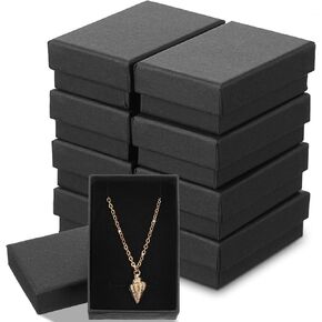 mekueeex 36 Pcs Cardboard Jewelry Gift Boxes Jewelry Boxes Packaging Small Earring Gift Box with Lids for Necklace Ring Bracelet Party(3.2 x 2 x 1 Inch) ﻿ ﻿