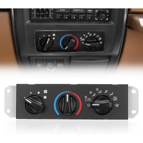 HVAC A/C لوحة التحكم في مفتاح التحكم في المناخ الأمامي وحدة التحكم في المناخ لجيب Wrangler TJ 1999 2000 2001 2002 2003 2004 استبدال # 55037473ab HS-373