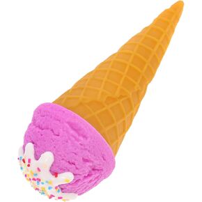 jojofuny Artificial Ice Cream Cone, Simulation Ice Cream Toys Realistic Dessert Fake Ice Cream Cone Model for Home Kitchen Cabinet Showcase Photography Prop