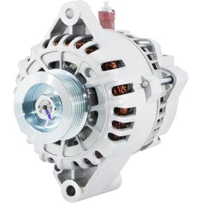 New Alternator Replacement 110 AMP for 2001 2002 2003 2004 Ford Mustang V6 3.8L, 2004 Mustang V6 3.9L, 1R3U-AA 1R3U-AB 1R3U-AC 1R3U-AD AFD0075 400-14048 400-14165 40014048R 8266N