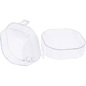 2pcs 3 بوصة LED LED LIGHT LED COVER LENS COVER لـ 3 "أضواء مكعب تقود ضباب الضباب على الطريق أضواء الطريق خفيفة خفيفة قشرة واقية من عاكس الضوء للدراجات النارية فان سيار بيك آب ATV UTV SUV Truck Boat