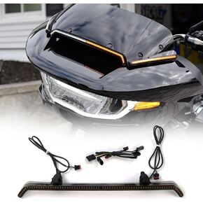 Front LED Windshield Turn Signal Light For Harley CVO Road Glide FLTRXSE 2023 2024 2025, FLTRXSTSE 2024 2025,Road Glide FLTRX 2024 2025