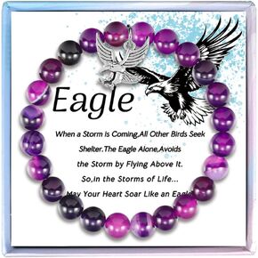Fullrainbow Eagle Scout Gifts Eagles Bracelet Eagles Gifts for Eagle Lover Eagles Gifts for Women Eagles Jewelry Inspirational Gifts