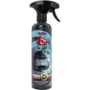 Tinybot Restart - Surface Prep Spray - Adhesive Oil Polish Cleaner Remover - Vinyl Wrap, PPF, Ceramic Coating, Wax Prep - Safe on All Surfaces Paint Window Glass - pH Neutral, Anti-Static - 16.9 oz