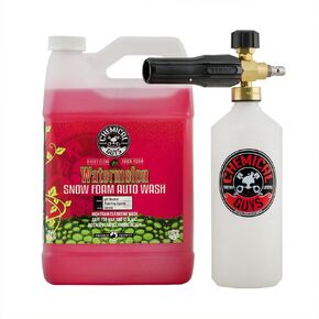 Chemical Guys EQP344 TORQ Foam Cannon Snow Foamer & Watermelon Snow Foam Auto Wash (128 fl oz.), 1 Gallon, 1 Pack