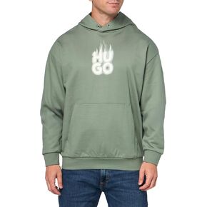 HUGO Men's Smokey Logo Hooded Sweatshirt