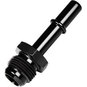 6AN Male to 5/16 Male SAE Quick Disconnect Push On EFI Fitting Adapter Aluminum