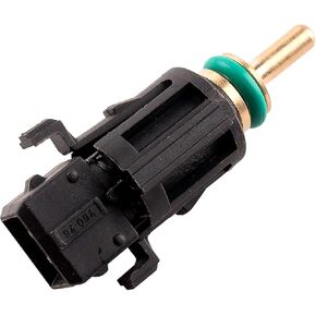 Car Coolant Temperature Sensor, Lower Radiator Hose Coolant Temperature Sensor Replacement, B-MW Repaired Accessories, Compatible with B-MW E87 E81 3er E46 E90 E91 5er E39 E60 F10 (Black)