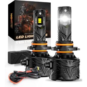 H13 Light Light Lights - 25000lm 6500k أبيض بارد ، 120 واط ، ضوء قيادة ساطع ، قابس وتشغيل ، تبريد المروحة ، حزمة 2 in Saudi Arabia