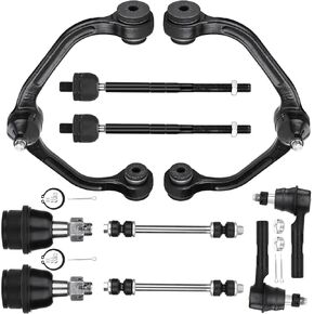 Front Upper Control Arms with Lower Ball Joint Assembly Suspension Kit for Ford Ranger 1998-2011 for Mazda B2300 B2500 B3000 B4000 10 pcs (1-Piece Design with Coil Spring Front Suspension Only)