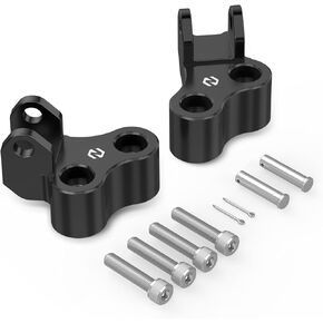 Black Lowered Footpeg Bracket 7075 Aluminum CNC 304 stainless steel Compatible with Suzuki DR650S/SE 1996-2024