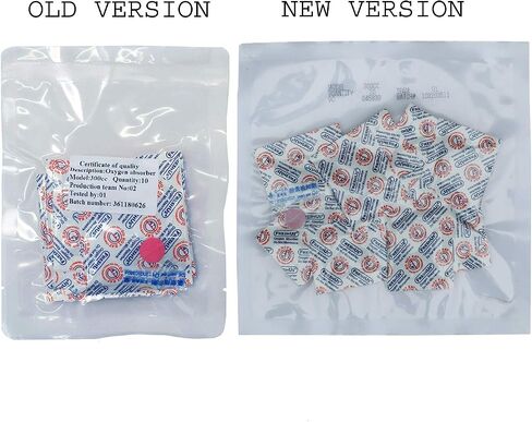 FreshUs AwePackage 100cc Oxygen Absorber(2 Individual packs of 100 Packets, Total 200 Packets) - Long Term Food Storage (200, 100 CC) in Saudi Arabia