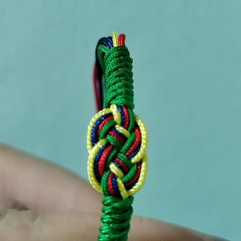 2PCS Country Flag Code Infinity String Bracelet Boho Style Rope Rope Surfer Bracelets Lucky and Protection for Women Men in Kuwait