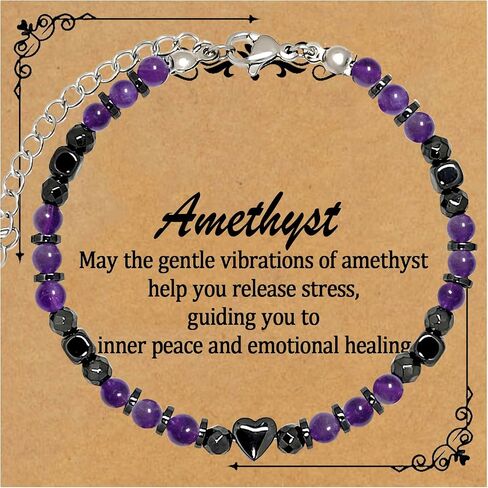 Stress Relief Bracelet for Women – Natural Stone Anxiety-Reducing, Promotes Inner Peace & Emotional Healing in Saudi Arabia