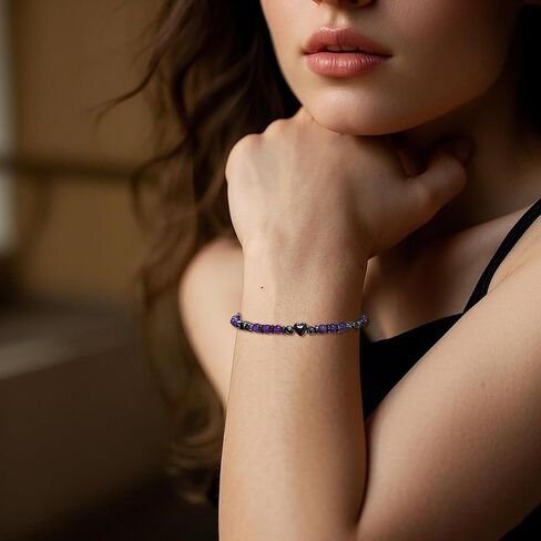 Stress Relief Bracelet for Women – Natural Stone Anxiety-Reducing, Promotes Inner Peace & Emotional Healing in Saudi Arabia
