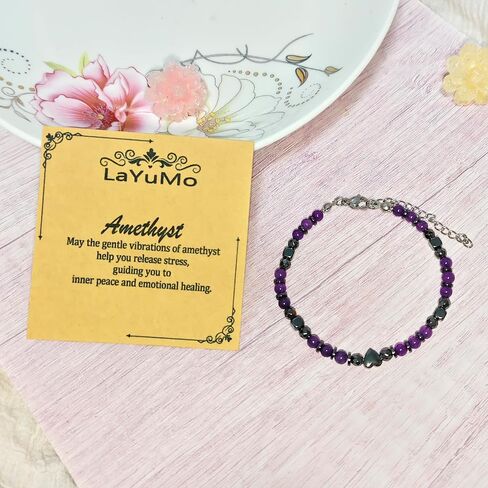 Stress Relief Bracelet for Women – Natural Stone Anxiety-Reducing, Promotes Inner Peace & Emotional Healing in Saudi Arabia