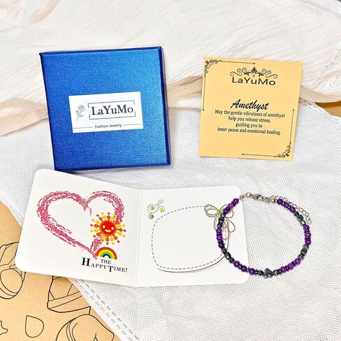 Stress Relief Bracelet for Women – Natural Stone Anxiety-Reducing, Promotes Inner Peace & Emotional Healing in Saudi Arabia