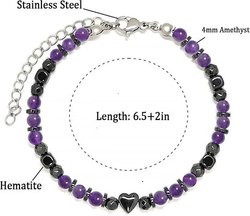Stress Relief Bracelet for Women – Natural Stone Anxiety-Reducing, Promotes Inner Peace & Emotional Healing in Saudi Arabia