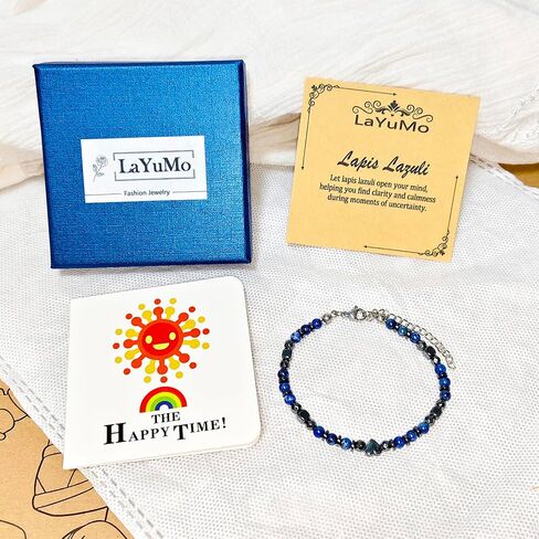 Stress Relief Bracelet for Women – Natural Stone Anxiety-Reducing, Promotes Inner Peace & Emotional Healing in Saudi Arabia