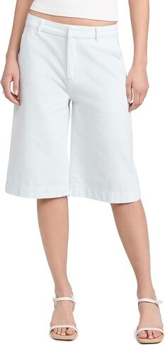 Vince Women's Spring Twill Long Shorts in Saudi Arabia