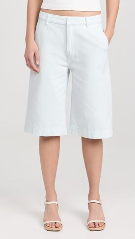 Vince Women's Spring Twill Long Shorts in Saudi Arabia