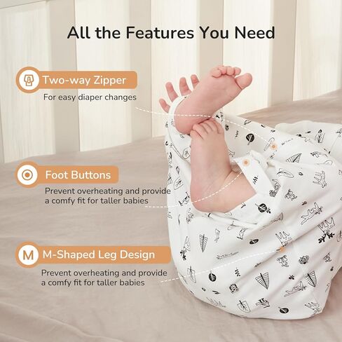KIDIRA Swaddle for Newborns, Baby Swaddles 1-3 Months 5-13lb, Arms Up Swaddle 1-3 Months Newborn with Moisture-Wicking Fabric, Promotes Healthy Hip Development, 2-Way Zipper & Foot Buttons, 1Pack in Kuwait