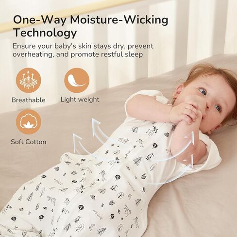 KIDIRA Swaddle for Newborns, Baby Swaddles 1-3 Months 5-13lb, Arms Up Swaddle 1-3 Months Newborn with Moisture-Wicking Fabric, Promotes Healthy Hip Development, 2-Way Zipper & Foot Buttons, 1Pack in Kuwait