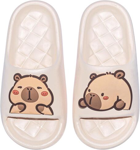 XIXITIAO Capybara Slippers for Women Men,Capybara Cute Slides,Non Slip Quick Drying Bathroom Slippers,Funny Sandals, Capybara Shower Shoes in Saudi Arabia