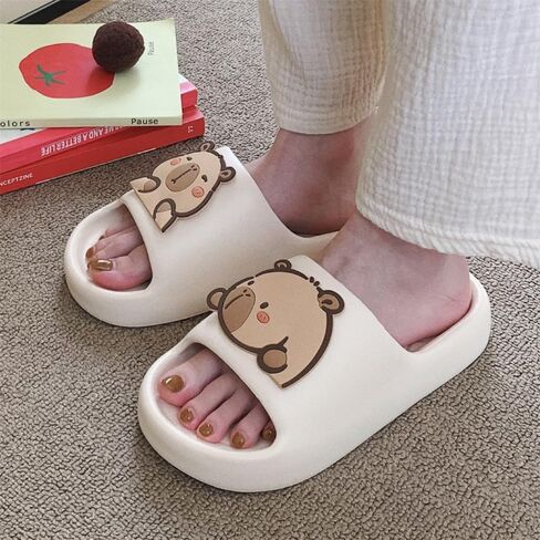 XIXITIAO Capybara Slippers for Women Men,Capybara Cute Slides,Non Slip Quick Drying Bathroom Slippers,Funny Sandals, Capybara Shower Shoes in Saudi Arabia