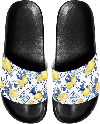 Footwear for Mens Open Toe Athletic Sandals Anti-Slip Sole Slide Sandals Pillow House Flat Shoes Comfortable Slip On Slippers for Indoor & Outdoor in Saudi Arabia