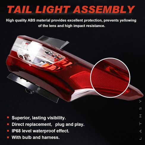 Tail Light Assembly Compatible with 2018-2021 Chevy Traverse Right Passenger Side in Saudi Arabia