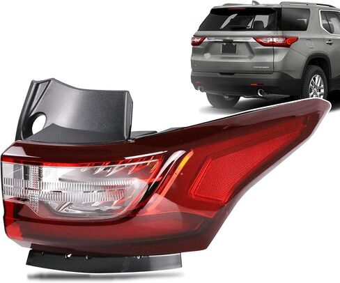 Tail Light Assembly Compatible with 2018-2021 Chevy Traverse Right Passenger Side in Saudi Arabia