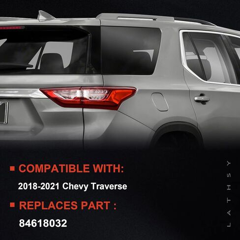 Tail Light Assembly Compatible with 2018-2021 Chevy Traverse Right Passenger Side in Saudi Arabia