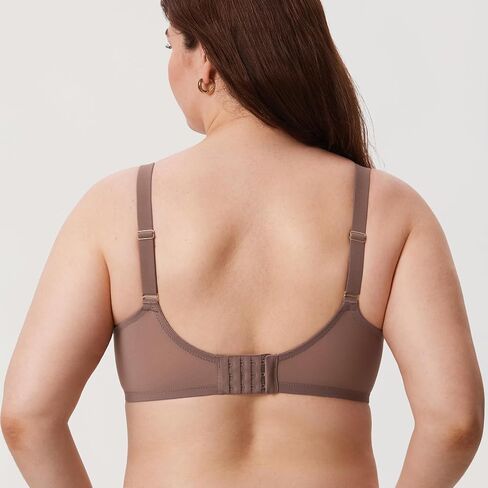 DELIMIRA Women's Cosnufy Balconette Bra Sheer Mesh Plus Size Unlined See Through Underwire Bras in Saudi Arabia
