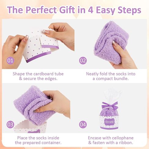 AMCAMI Fuzzy Socks- Funny Retirement Gifts, Cupcake Gift Box - Perfect for Retired Teachers, Moms (Women's Sizes 6-10) in Saudi Arabia
