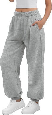 ATHMILE Sweatpants Women Baggy Lounge Pants Workout Gym Active High Waisted Comfy Joggers for Women in Saudi Arabia