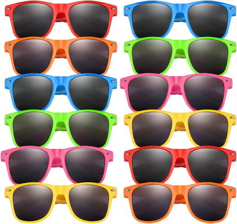 Elecland Kids Sunglasses Bulk Neon Color Party Favors for Summer Party Party Birth in Kuwait