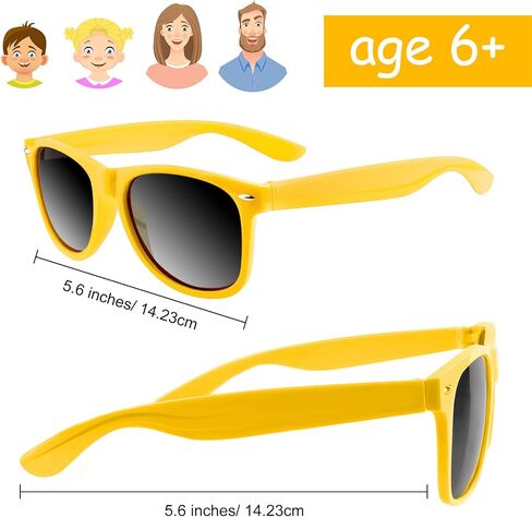 Elecland Kids Sunglasses Bulk Neon Color Party Favors for Summer Party Party Birth in Kuwait