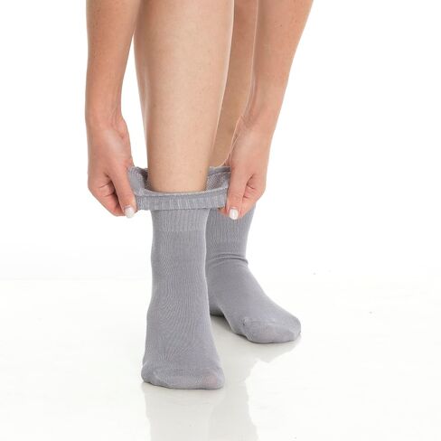 Mens & Womens Rayon Made from Bamboo Diabetic 4 Pairs Ankle Socks in Saudi Arabia