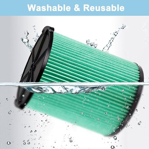 2 Pack Standard Wet/Dry Vac VF4000 Replacement Filter for Ridgid 72947 Vacs 5-20 Gal Shop Vac Also fits Craftsman 17816, 6-9 Gal WD5500 WD0671 RV2400A RV2600B in Kuwait