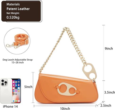 حقيبة Crossbody Y2K العصرية للنساء براءات الاختراع الجلدية الكتف حقائب Hobo Bag مع حزام تشيان in Saudi Arabia