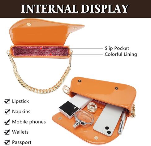 حقيبة Crossbody Y2K العصرية للنساء براءات الاختراع الجلدية الكتف حقائب Hobo Bag مع حزام تشيان in Saudi Arabia