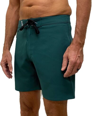 Boardshort - 17" Men's Super Soft Modern fit Made from 92% Recycled Polyester and 8% Spandex with 4-Way Stretch in Saudi Arabia
