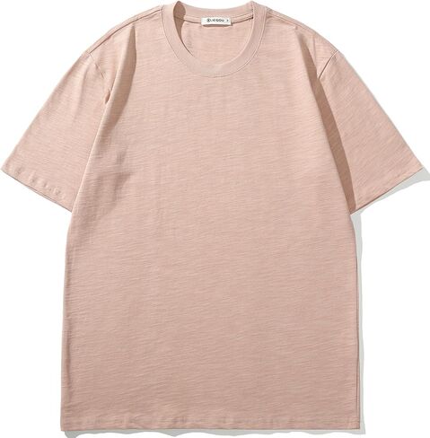 Kliegou Men's 100 Cotton Lourd Lourd T-Shirt T-Shirt ثقيلة الوزن المحملات للرجال in Saudi Arabia